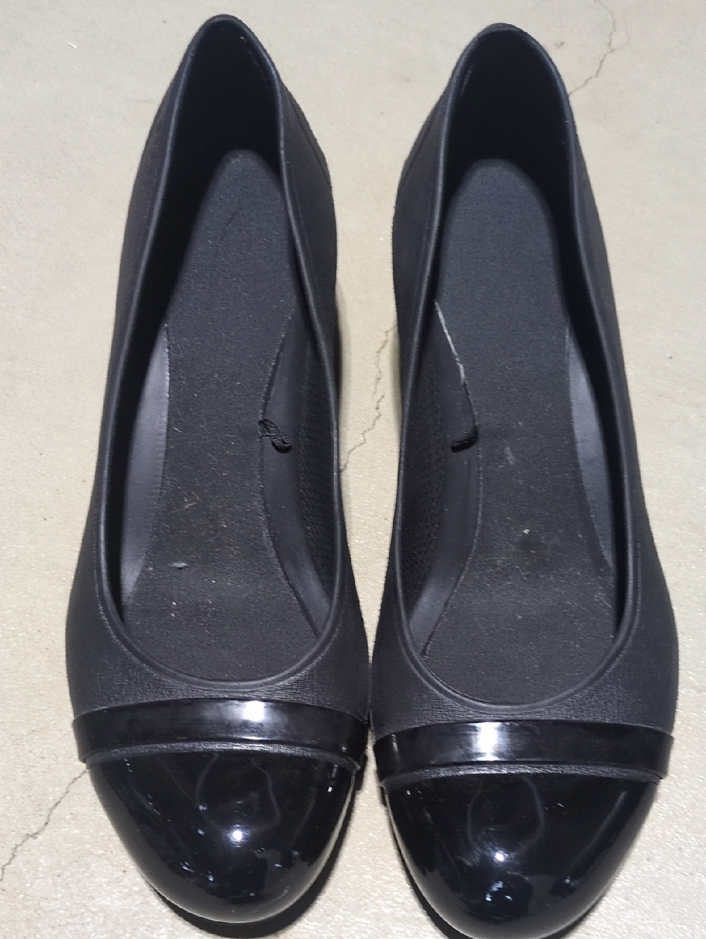 Croc's Wedges Black 8